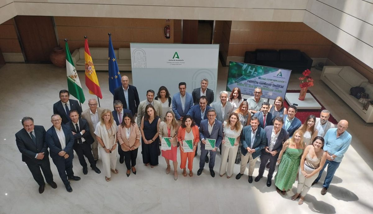 La firma del protocolo del hidrógeno verde.