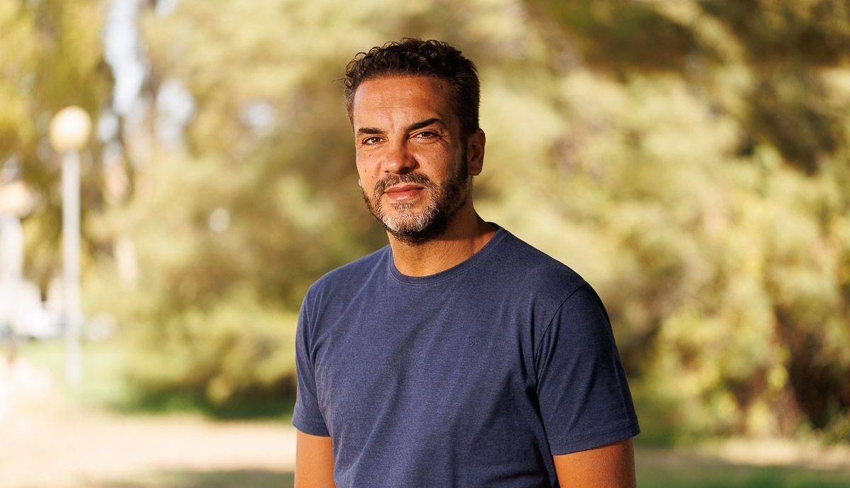 Méndez, posando para esta entrevista.