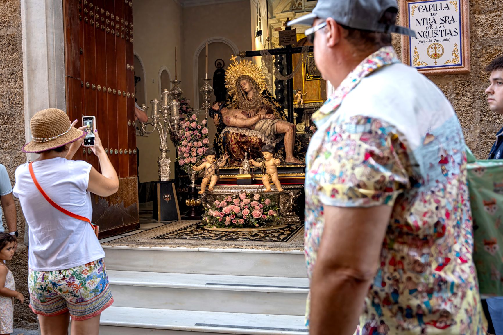 Así ha lucido la Capilla del Caminito.