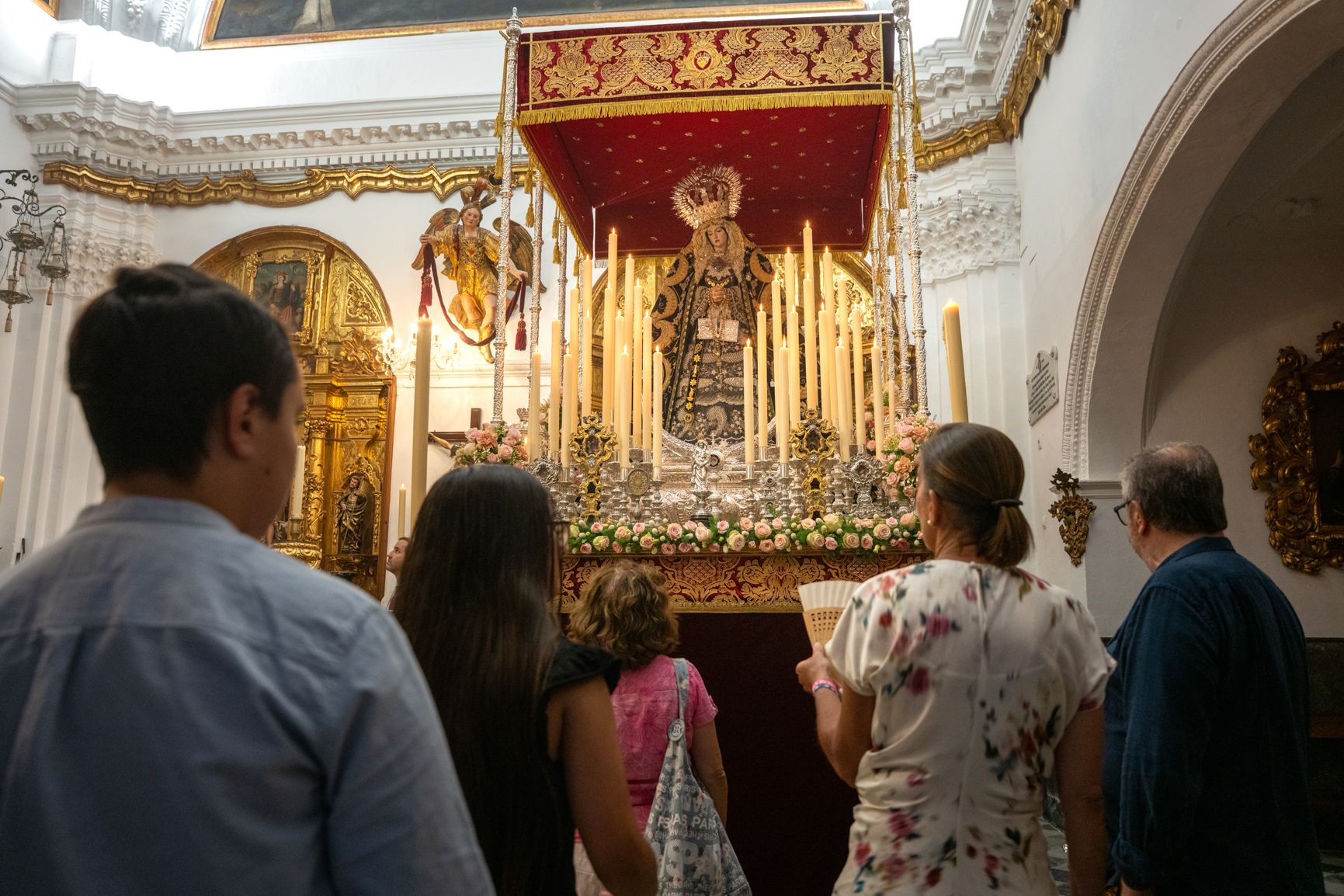 Palio de la Virgen de Dolores.