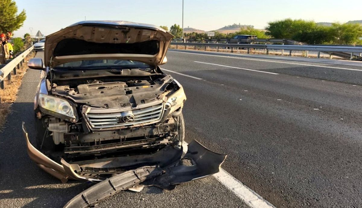 Así ha quedado el vehículo tras el accidente