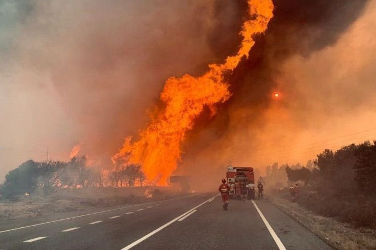 Incendios en Galicia.
