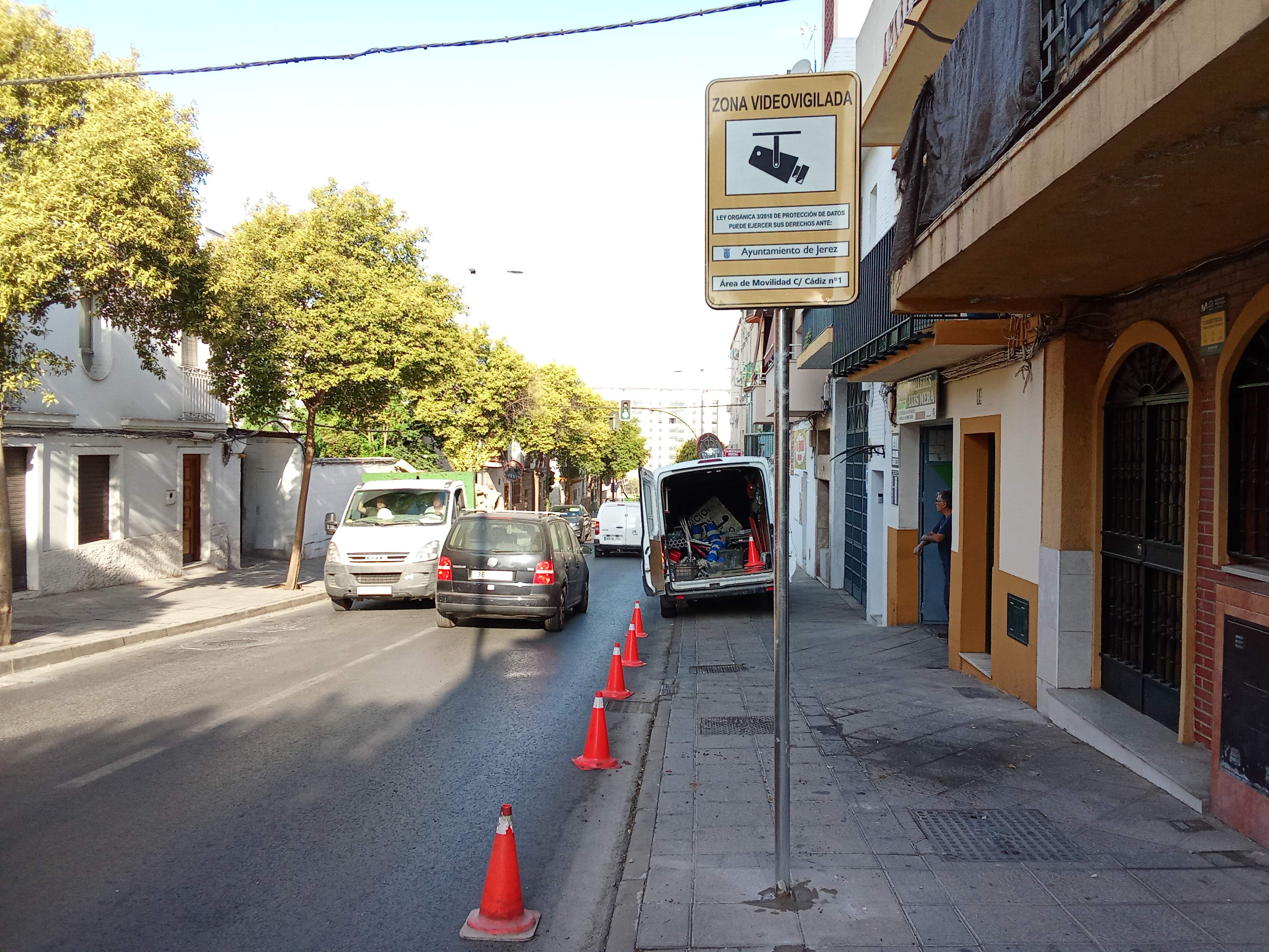Reposición de señales en Torresoto en Jerez.