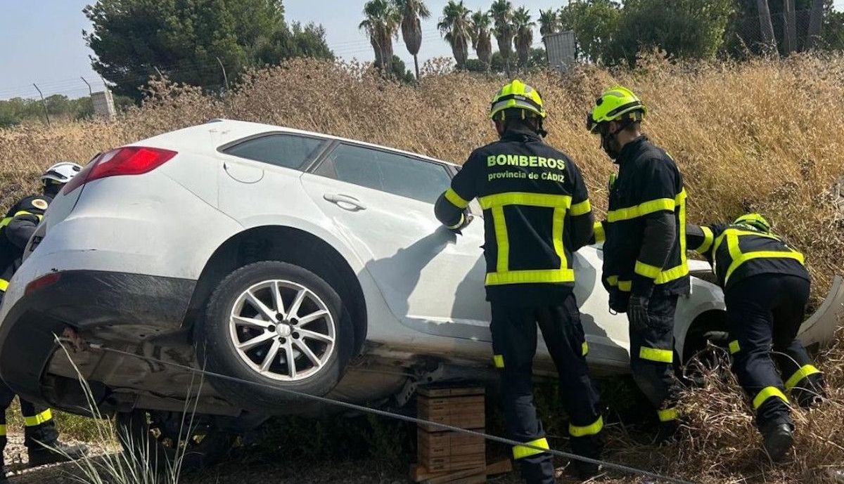 Accidente en El Puerto este domingo