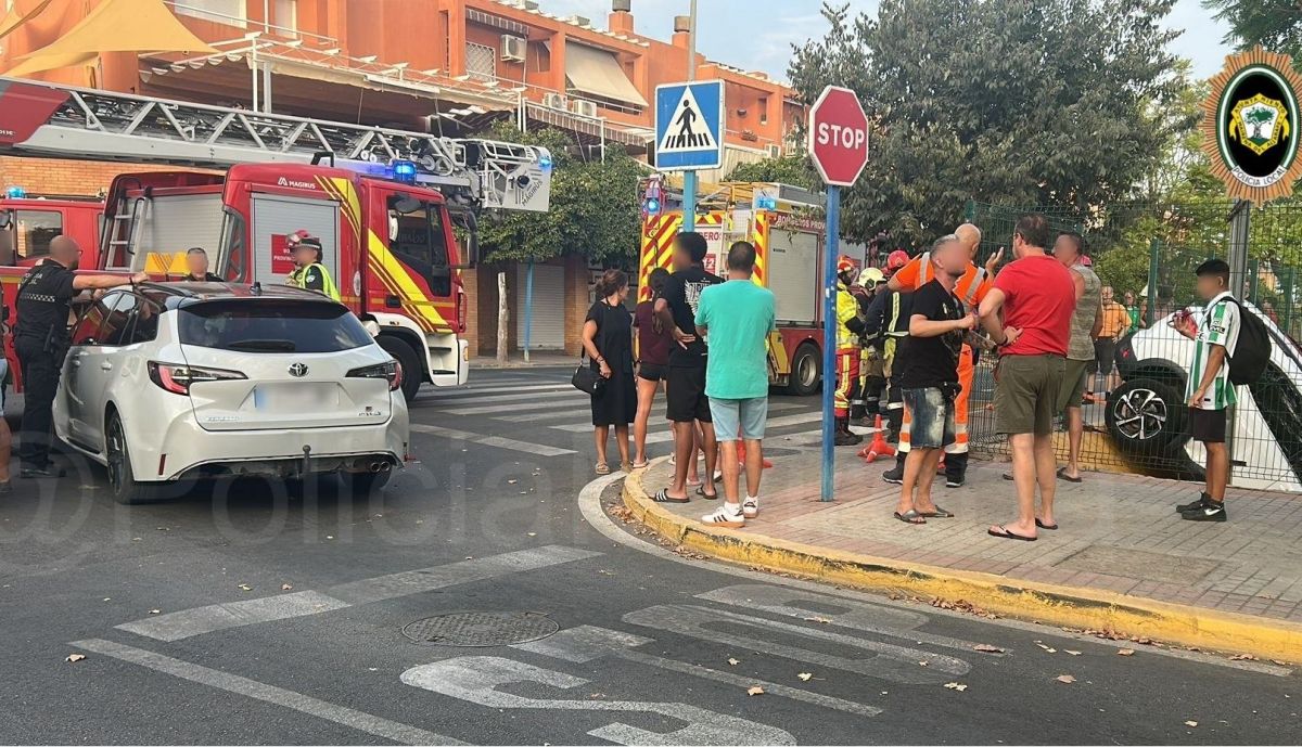 El otro accidente en Mairena del Aljarafe.