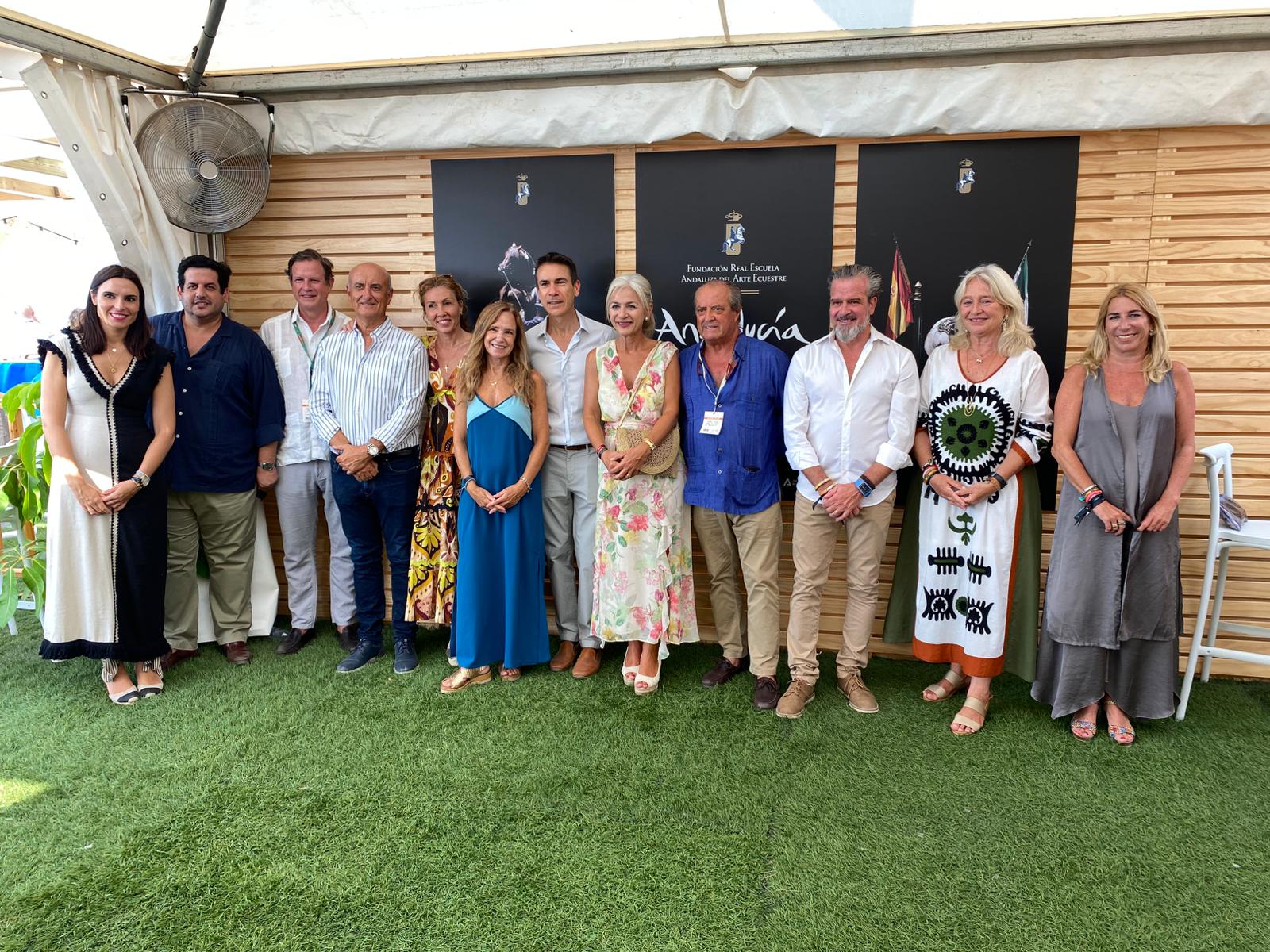 Representación de la Junta de Andalucía en las Carreras de Caballos de Sanlúcar. Representación de la Junta de Andalucía en las Carreras de Caballos de Sanlúcar.