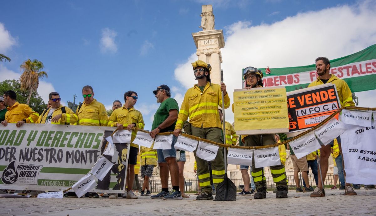 Manifestación INFOCA   CADIZ  12