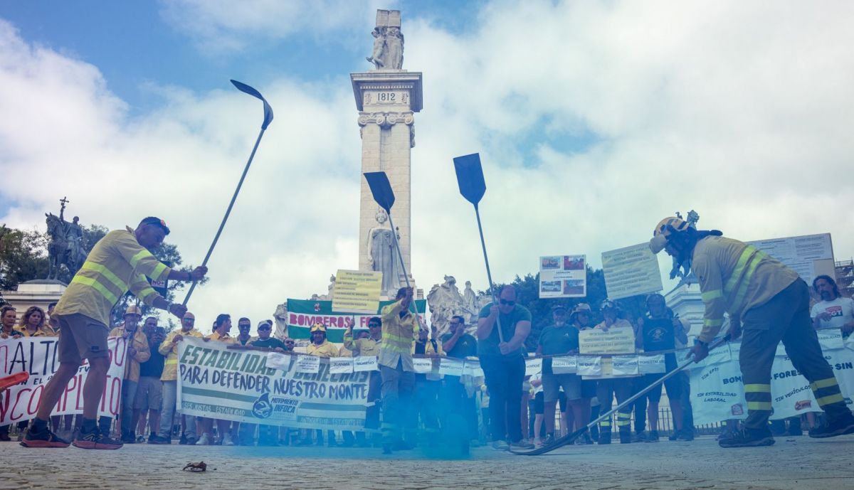 Manifestación INFOCA   CADIZ  18