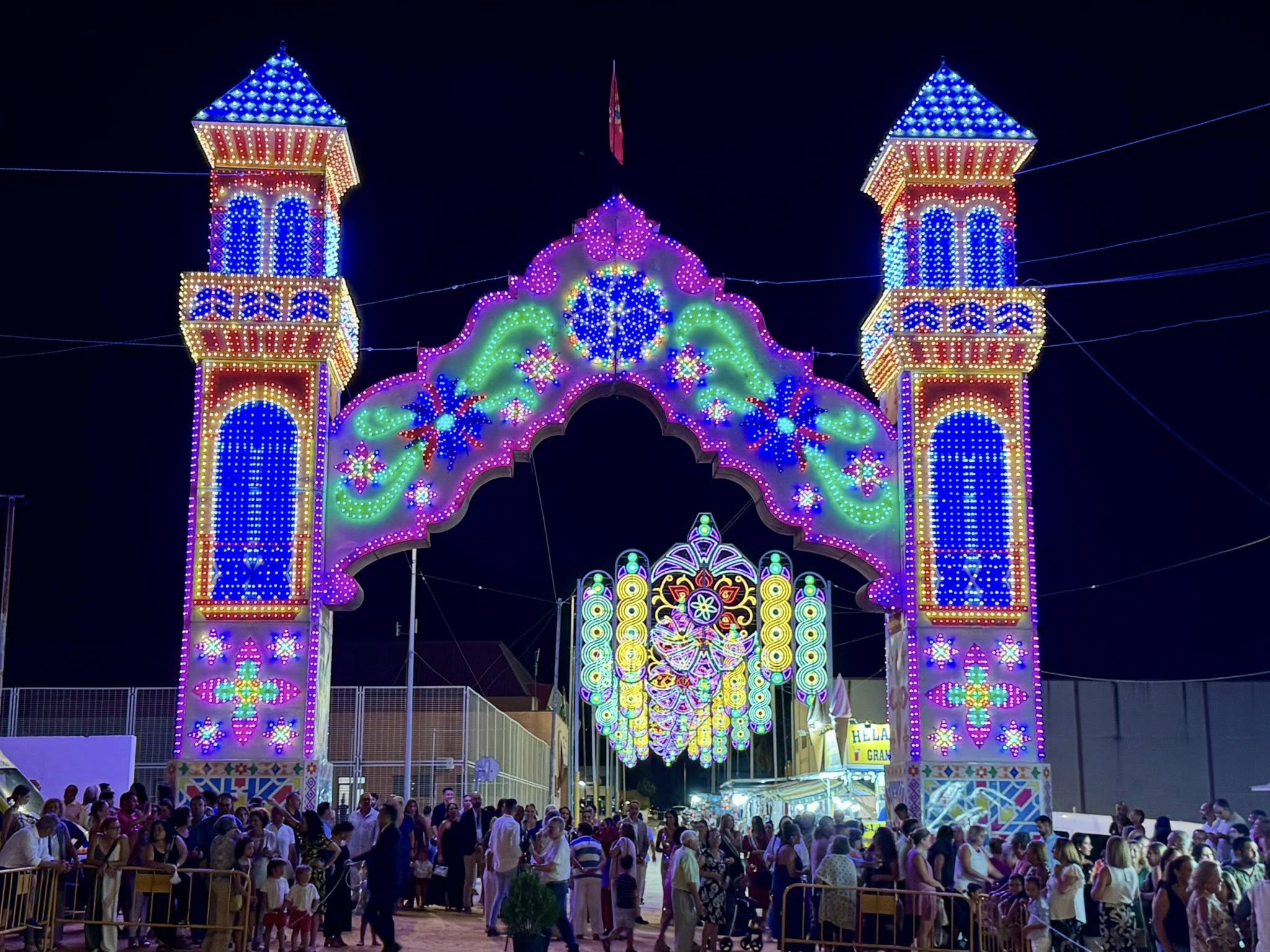 Imagen de una edición pasada de la Feria de Trebujena.