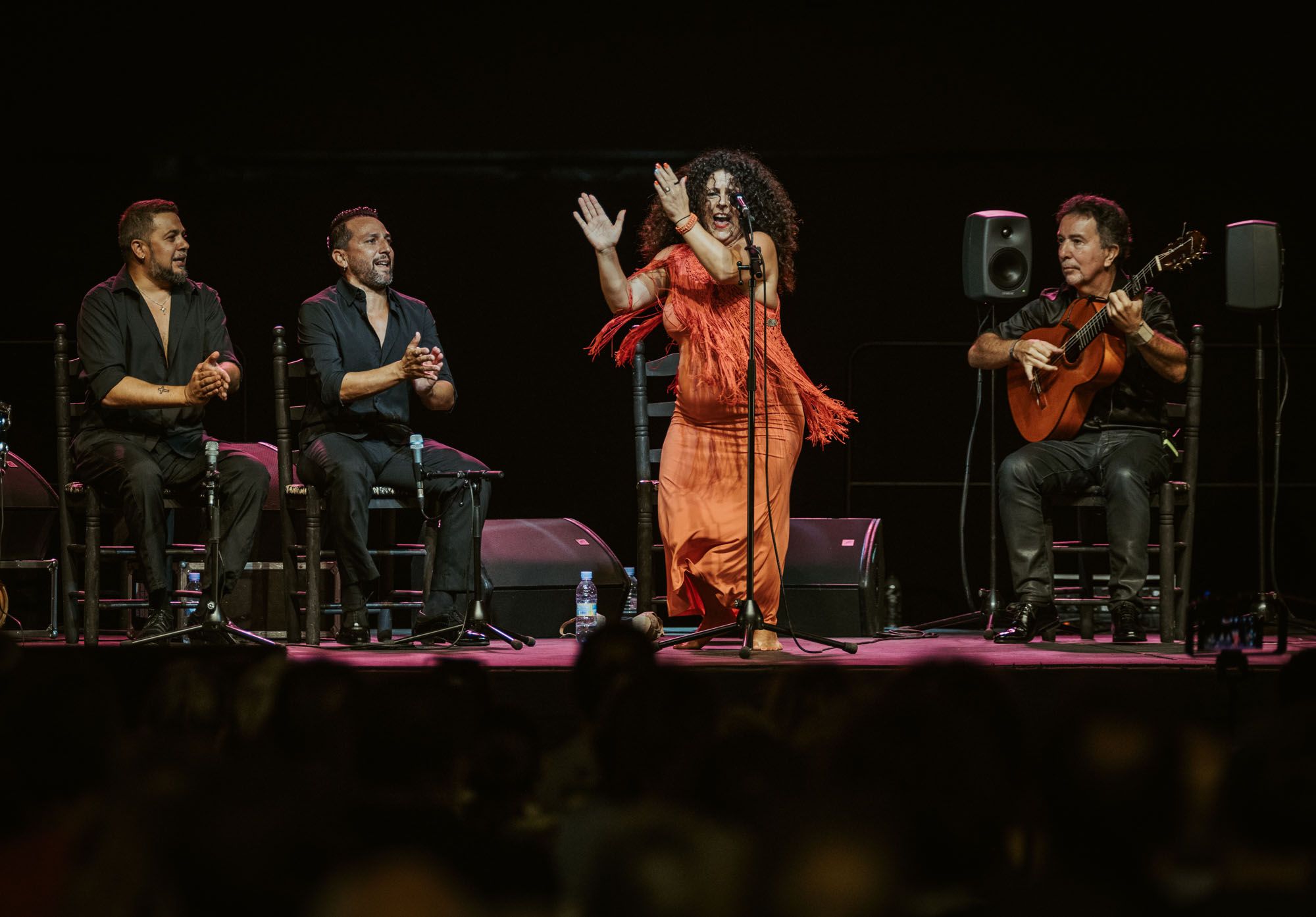 Melchora Ortega, Alfredo Lagos, Javi Peña y Juan Diego Valencia