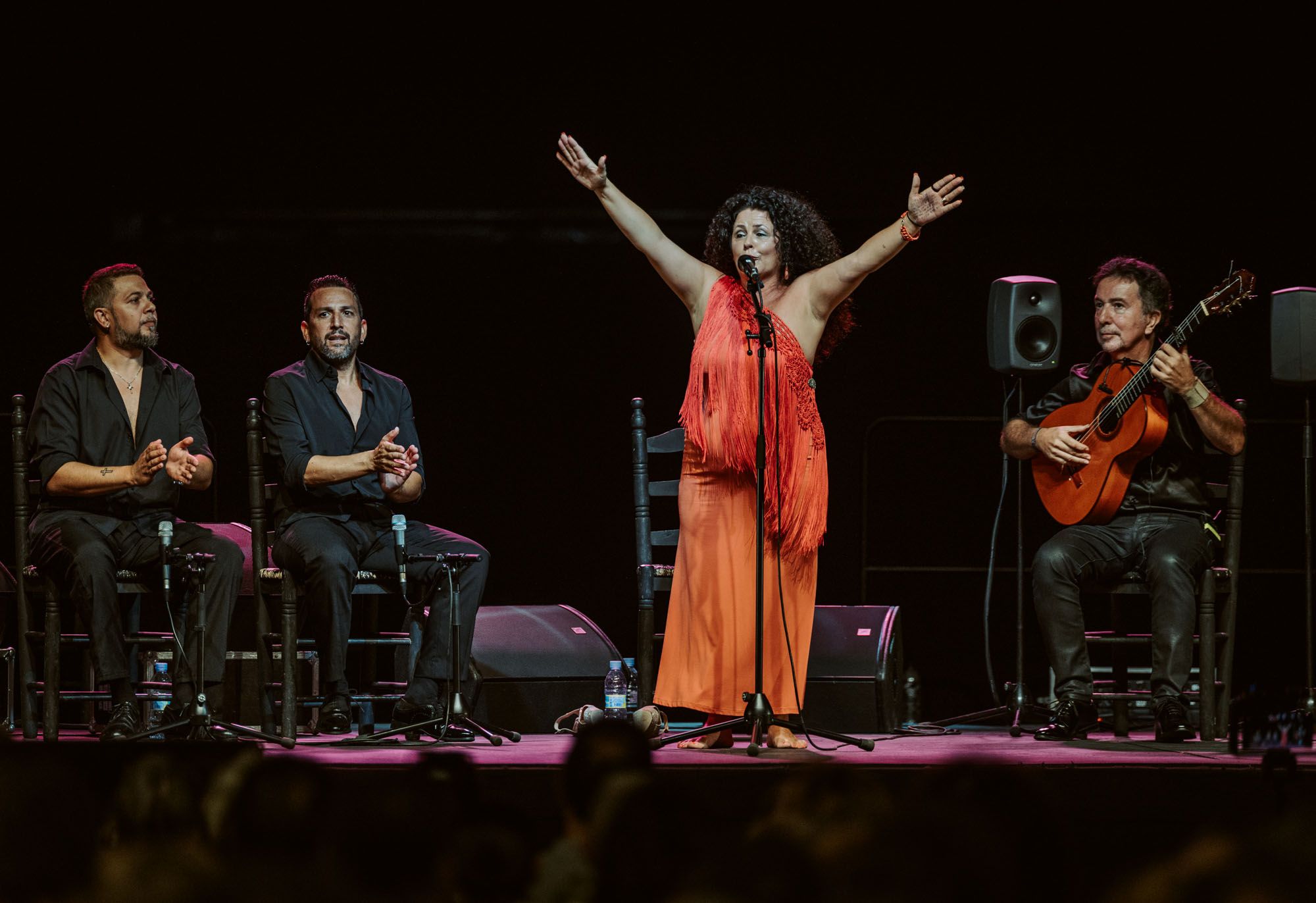 Melchora Ortega, Alfredo Lagos, Javi Peña y Juan Diego Valencia
