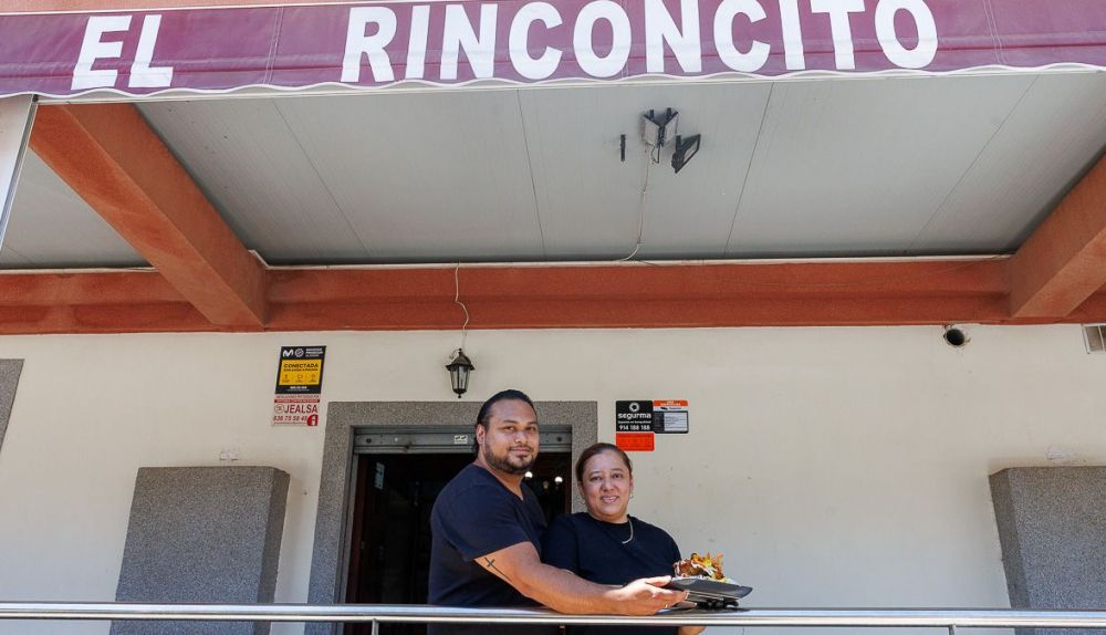 Jaime y Mildred, propietarios de El Rinconcito.