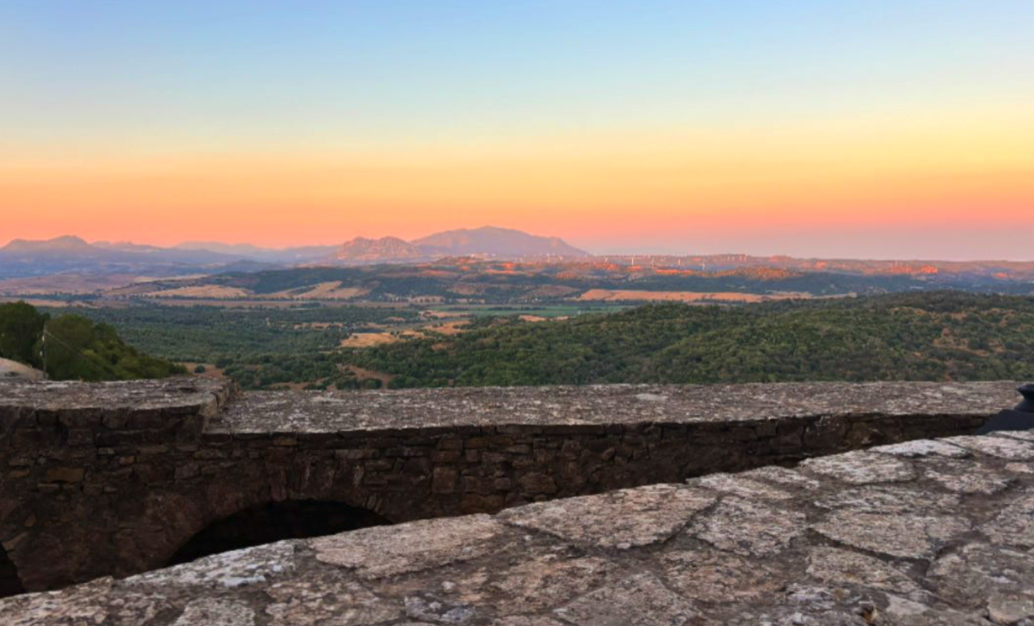 Atardecer desde el Castillo de Castellar.