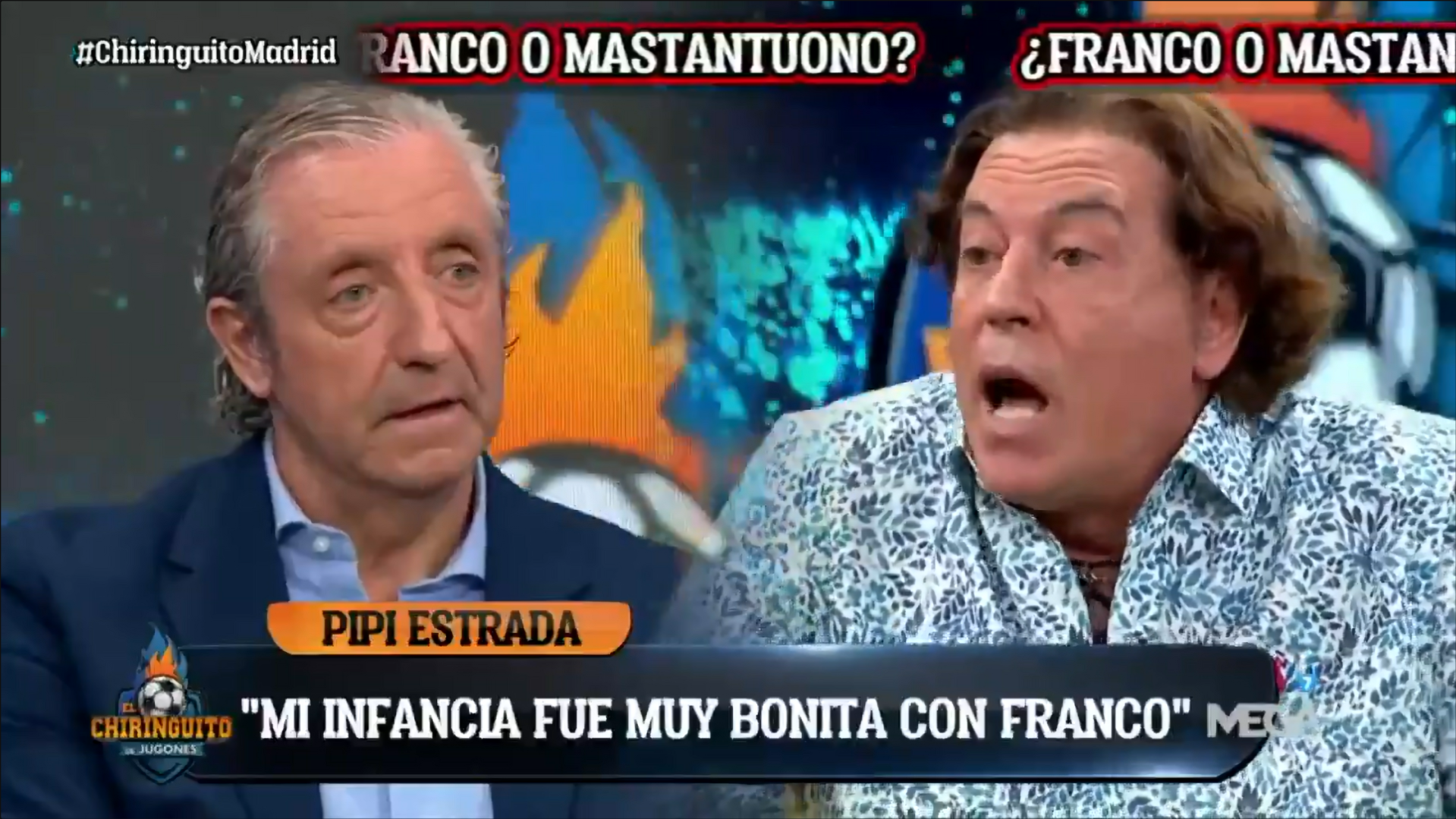 Pipi Estrada hablando de Franco.