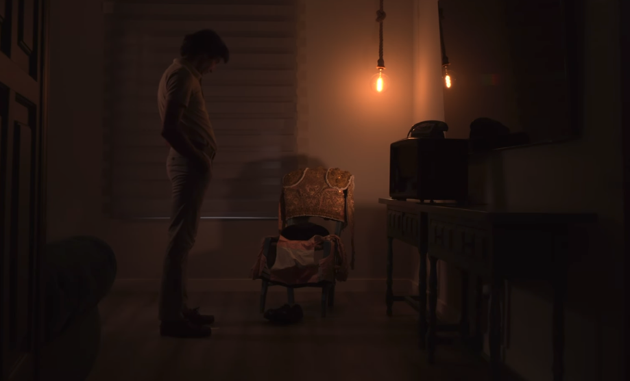 Curro Díaz en el spot del Linares Deportivo.