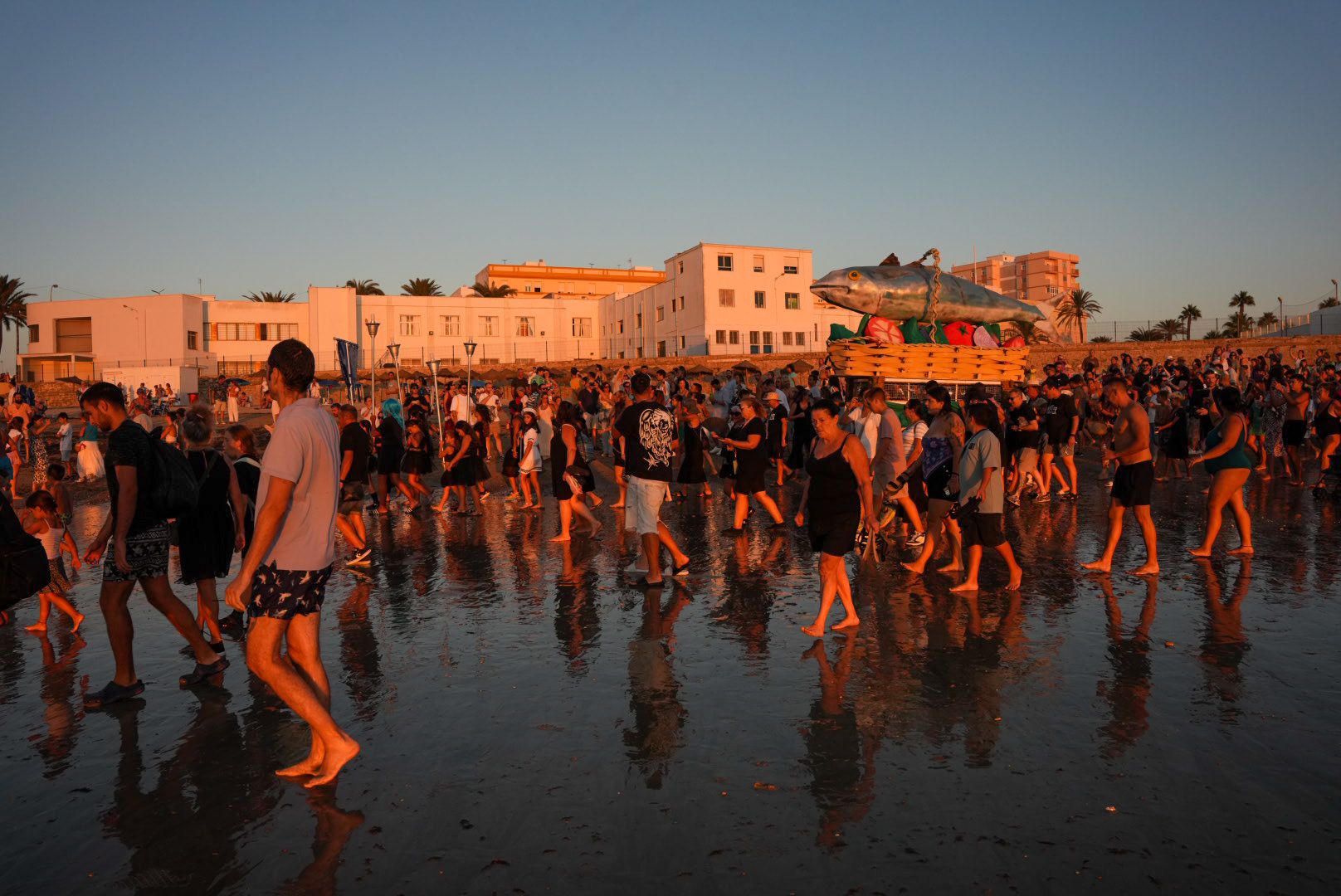 Una de las estampas de la jornada.