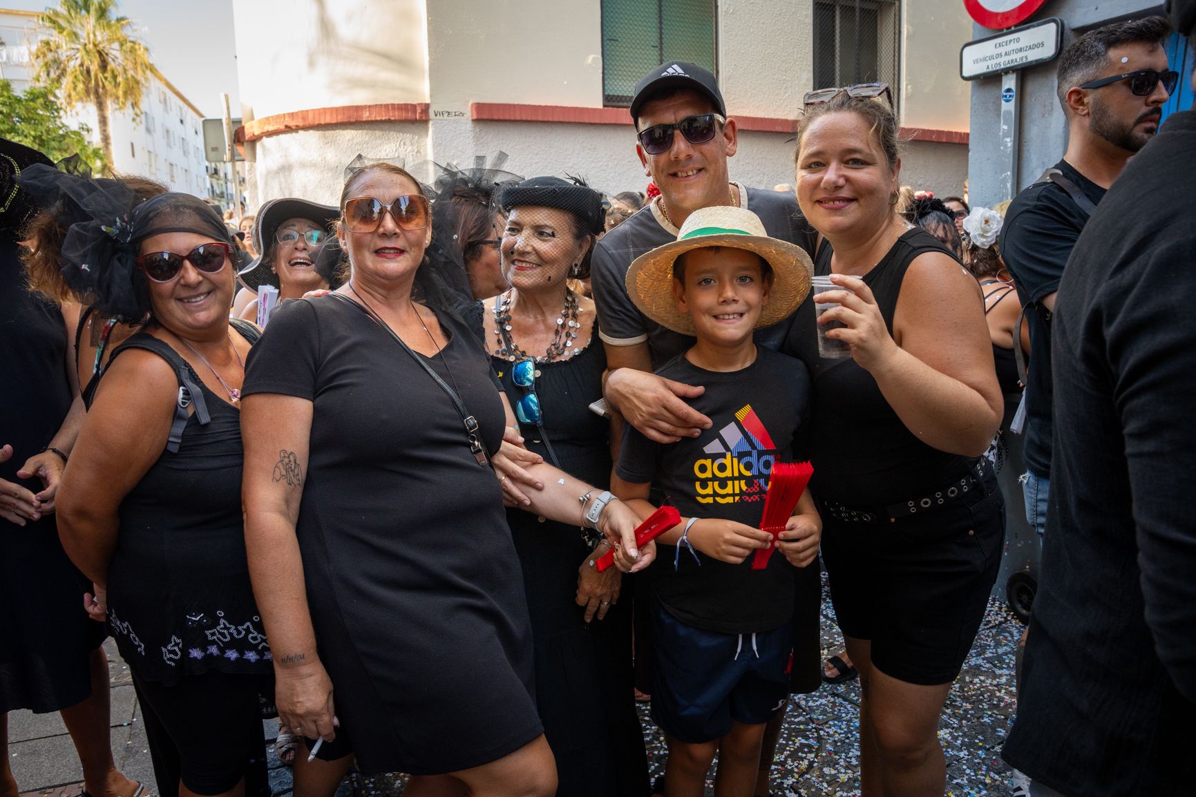 las viudas que acompaña al cortejo de la caballa