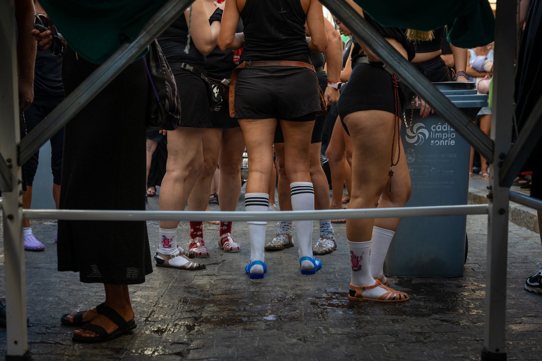 detalle de los gargajillos caleteros 