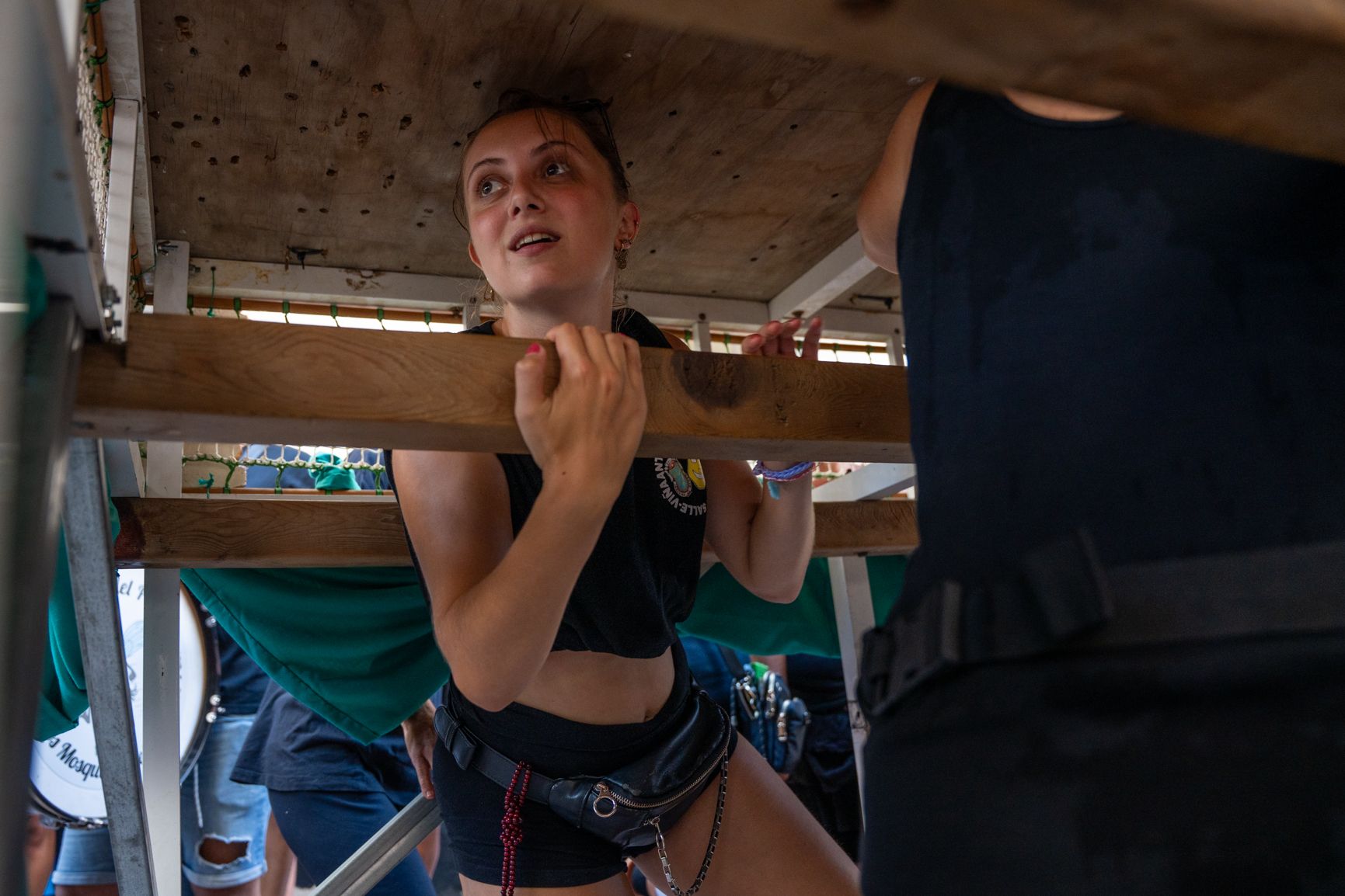 cargadora de la caballa