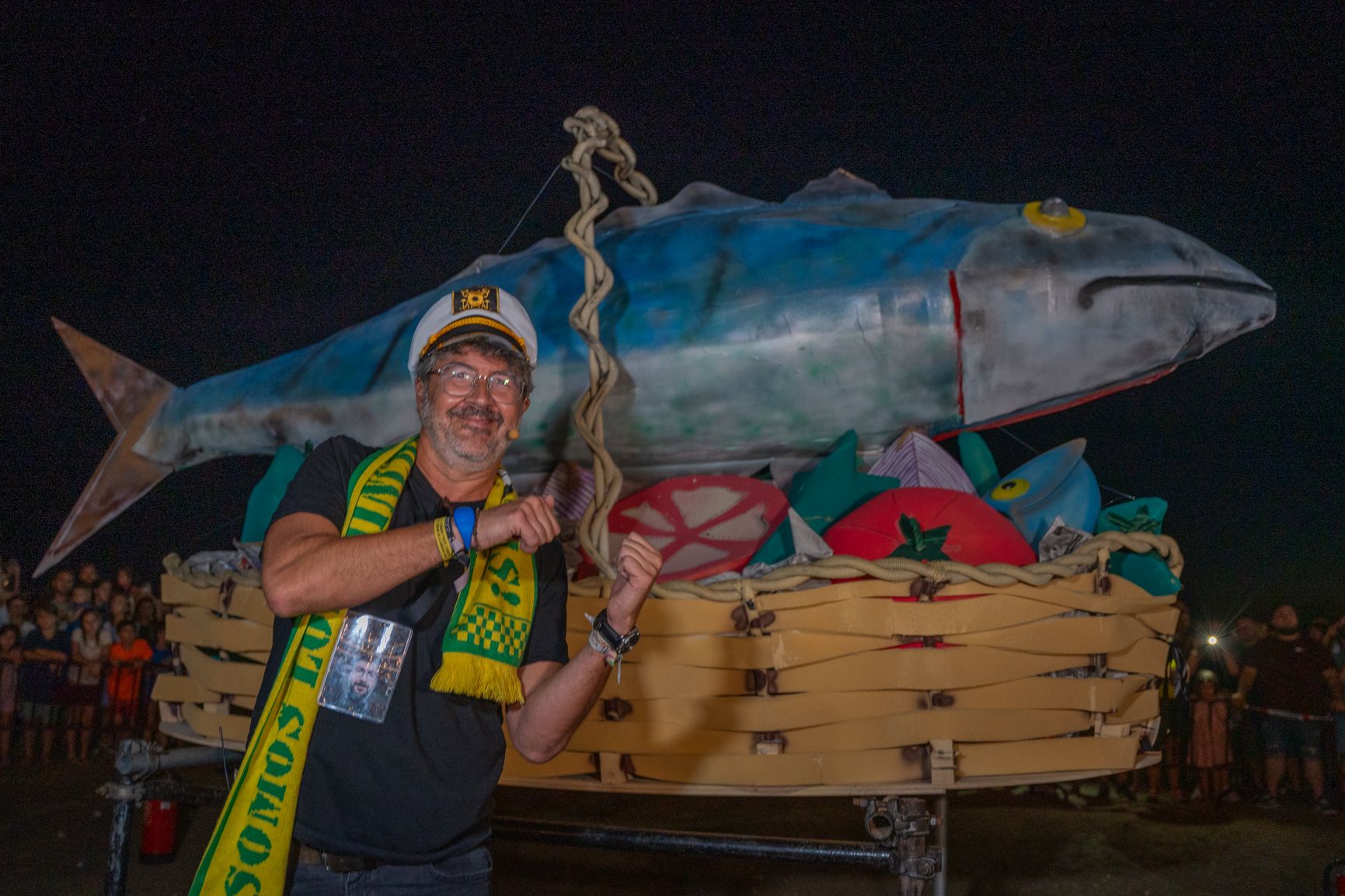 Vera Luque preconero del entierro de la caballa