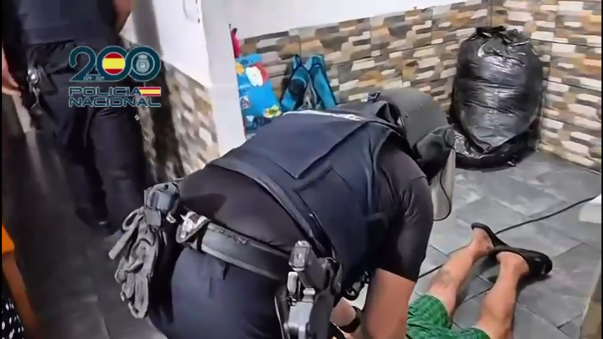 Intervención de la Policía en Jerez.