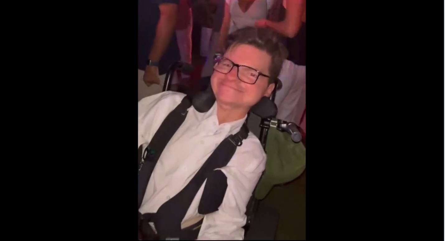 Andrés Marcio, enfermo de laminopatía, en Chiclana.