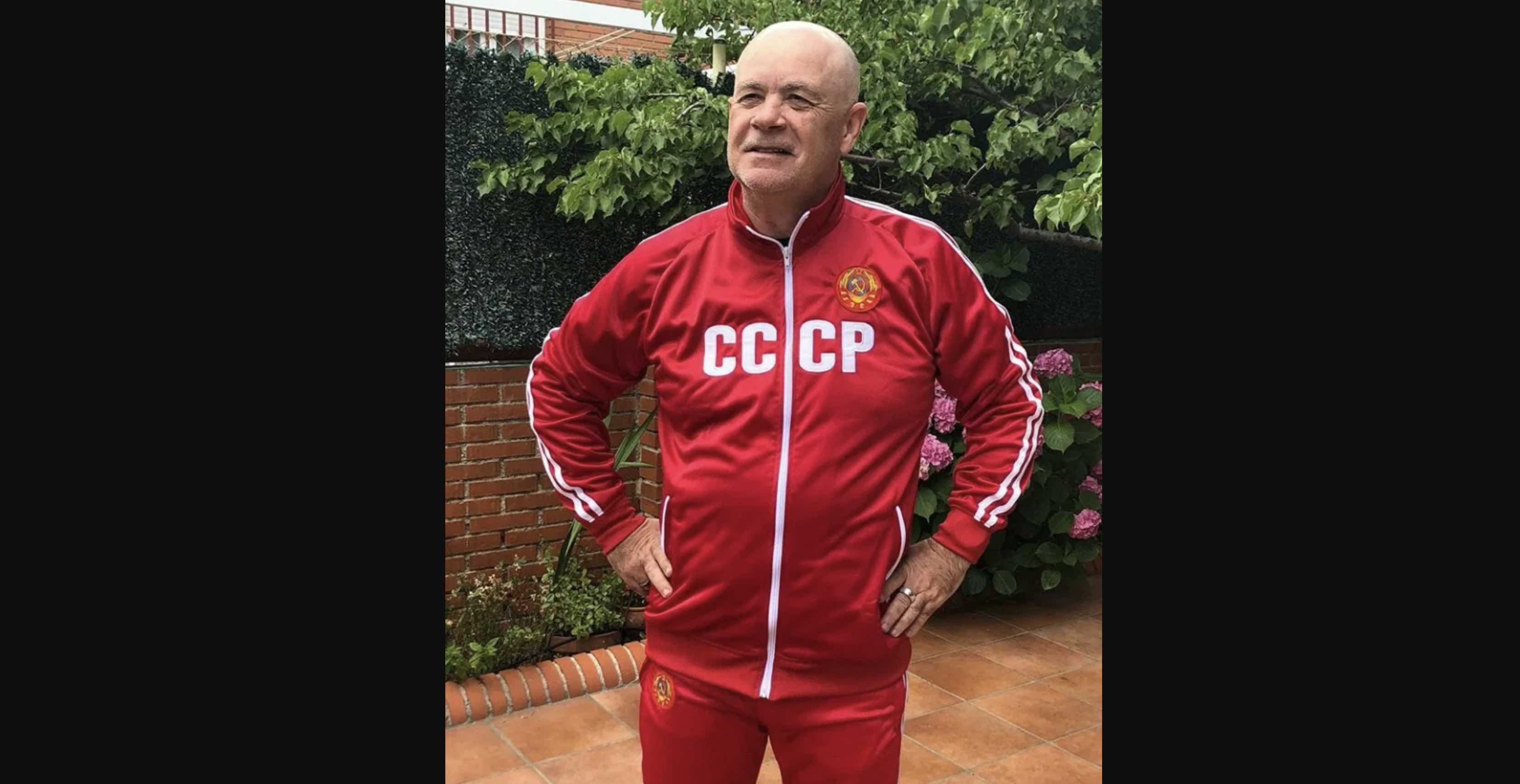 Alfredo Duro, en una imagen con un chándal de la URSS que compartió tiempo atrás.