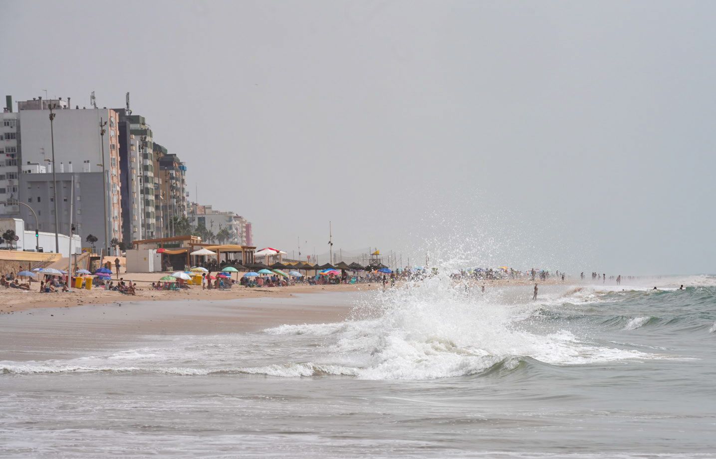 Temporal en Santa María del Mar.