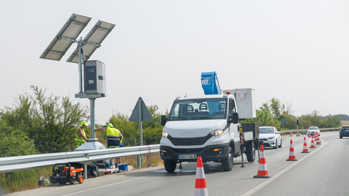 El radar ubicado en Estella del Marqués, en Jerez.