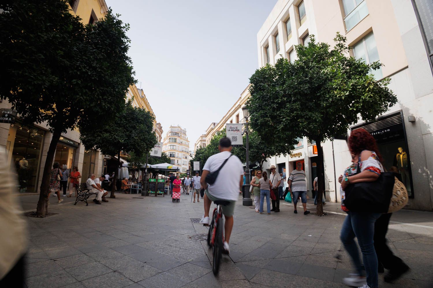 Imagen de la calle Larga de Jerez.