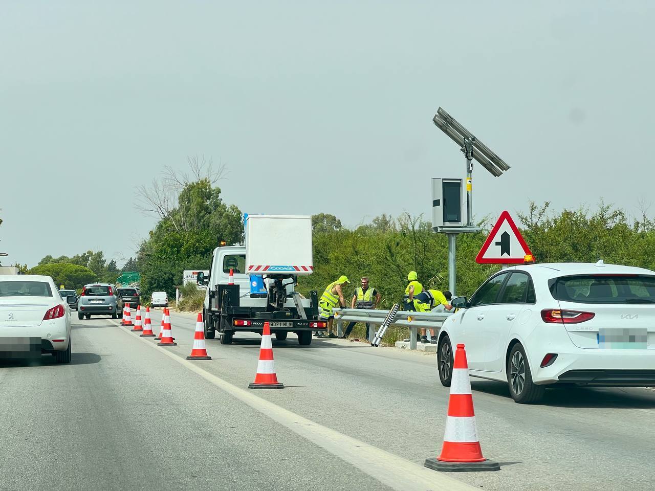 La instalación de un radar, en una imagen de archivo. La instalación de un radar, en una imagen de archivo.