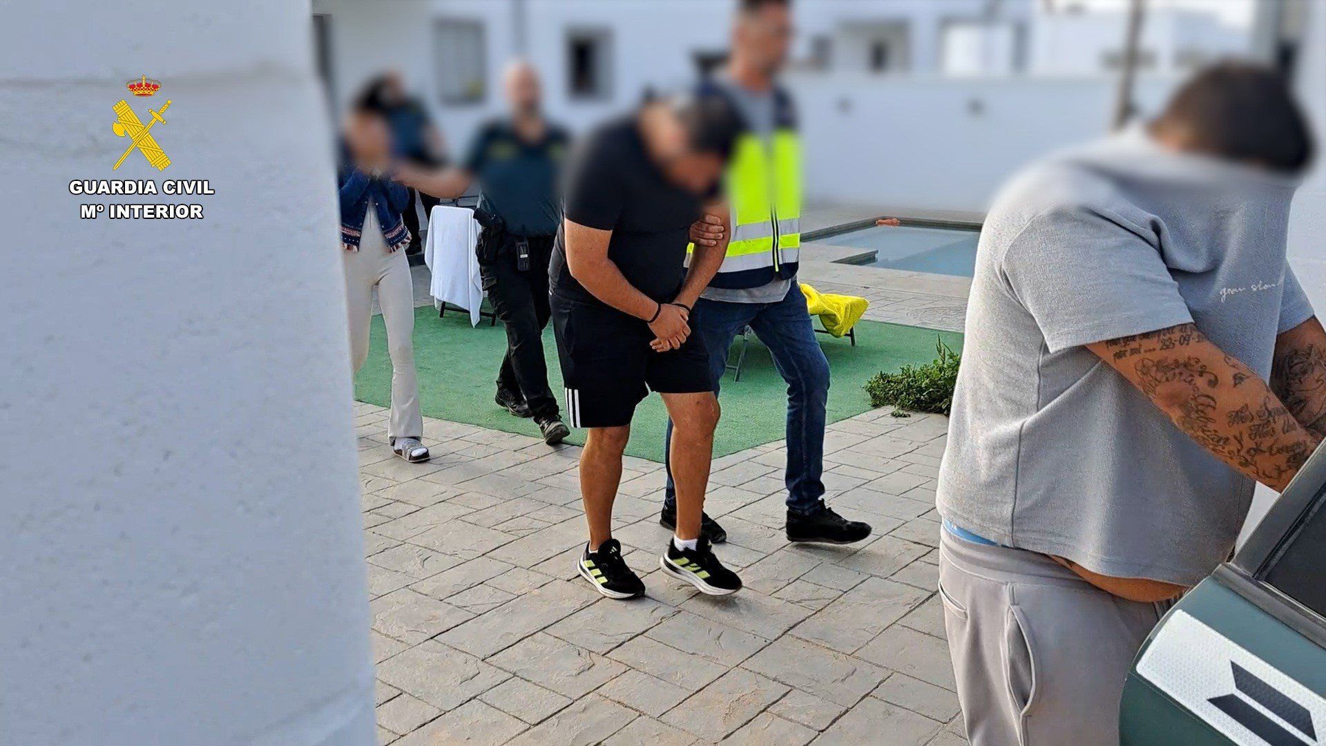 Detención de los ladrones en Chiclana.