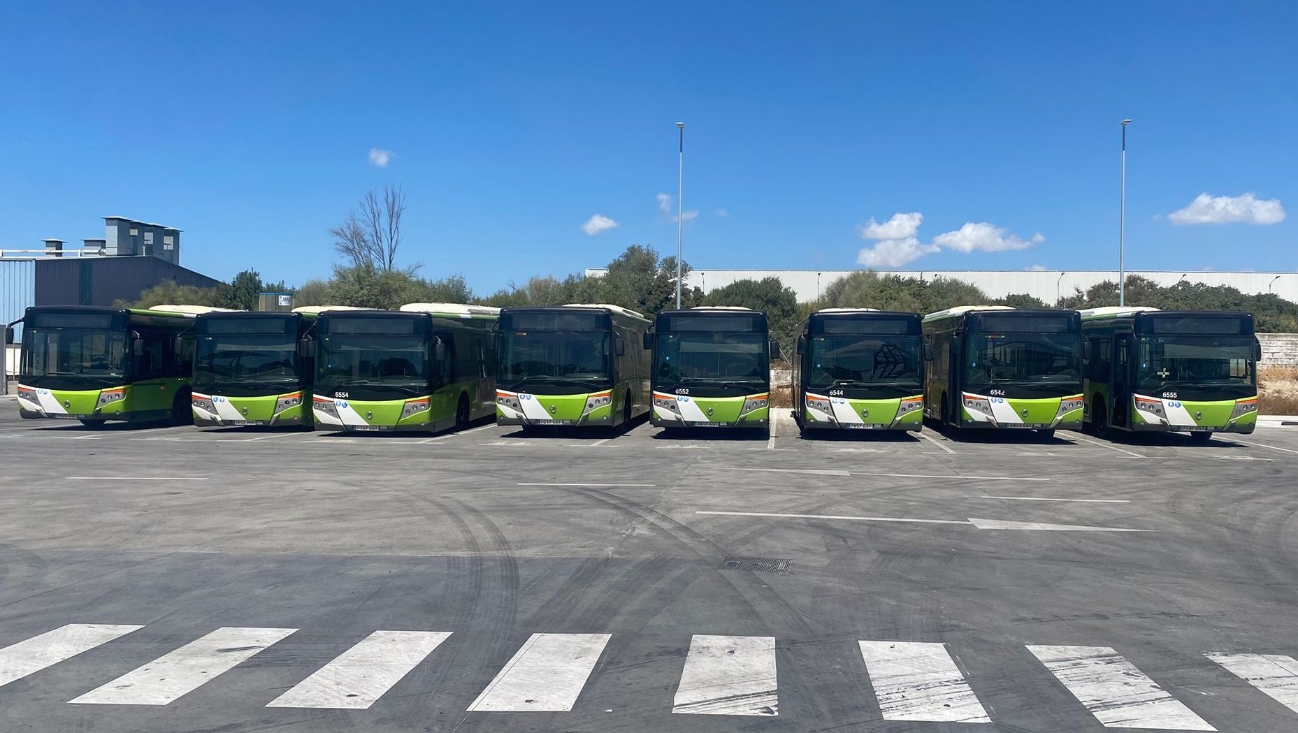 Los autobuses comprados a Vigo ya están en Jerez.
