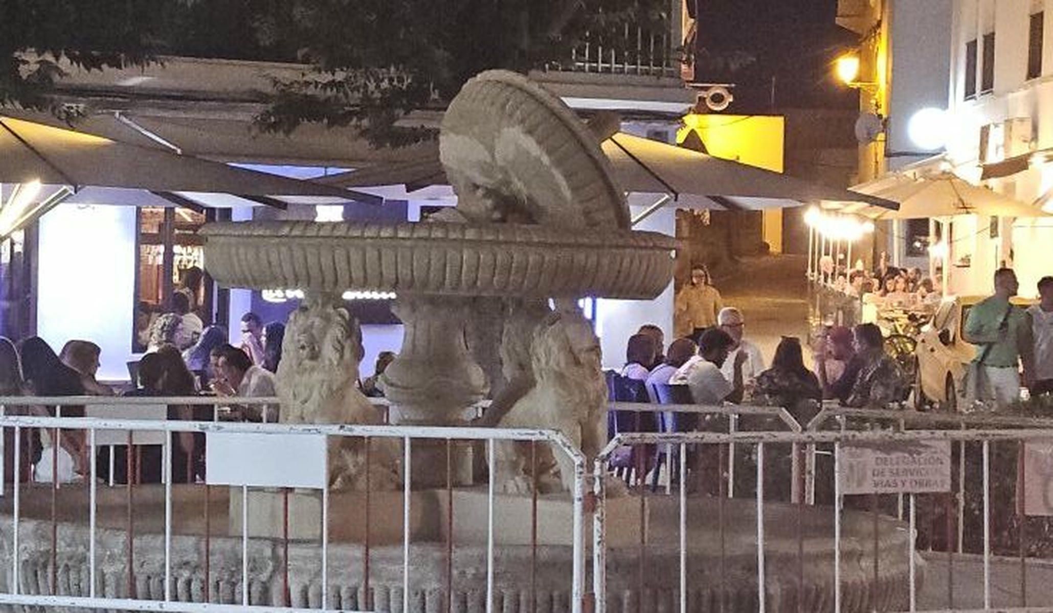 La fuente de los Leones de Conil.