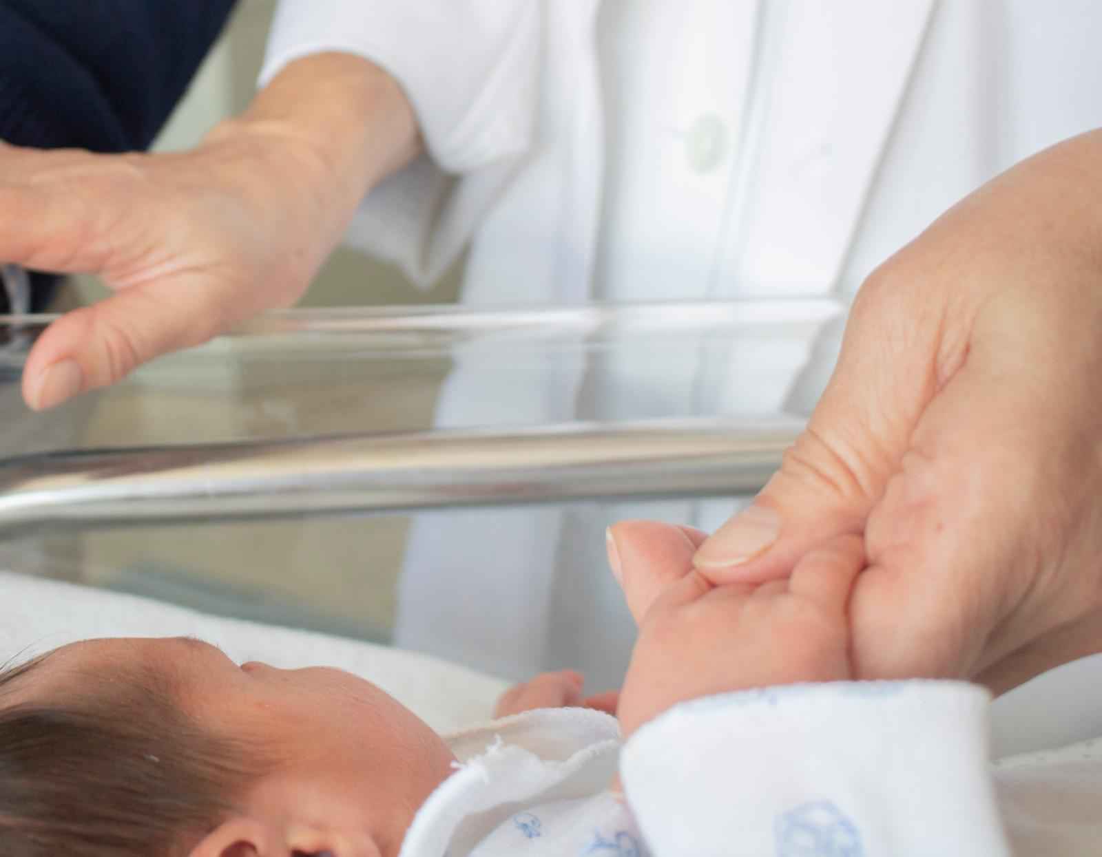 Imagen de un recién nacido en Andalucía.