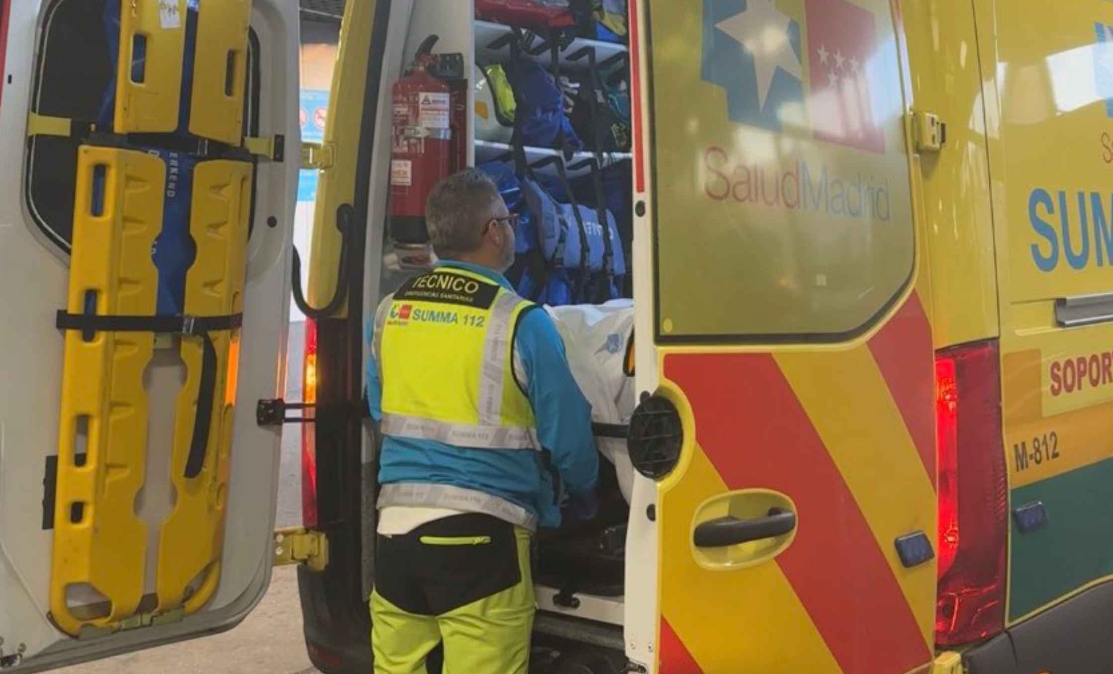 Imagen de archivo de una intervención de los servicios sanitarios.