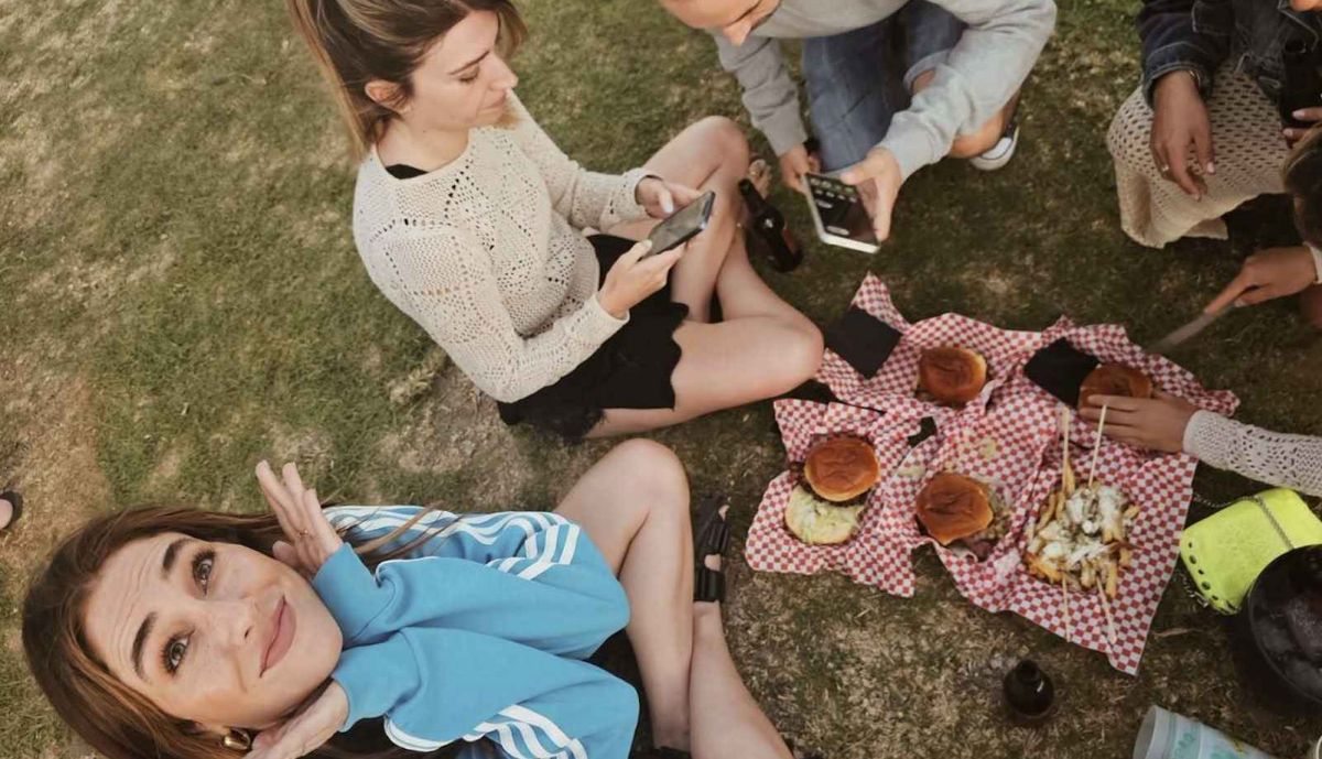 Una de las imágenes en Tarifa que la actriz ha compartido con sus seguidores.