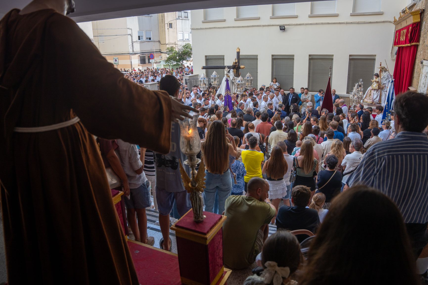 La llegada a la Divina Pastora