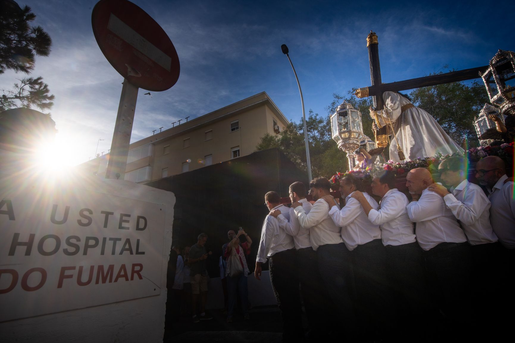Llegada del Nazareno al Hospital