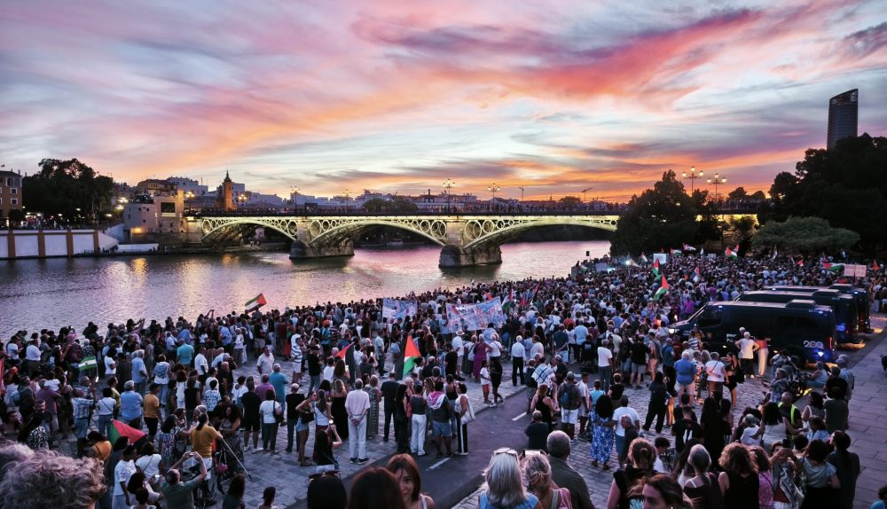 Concentración por Palestina.