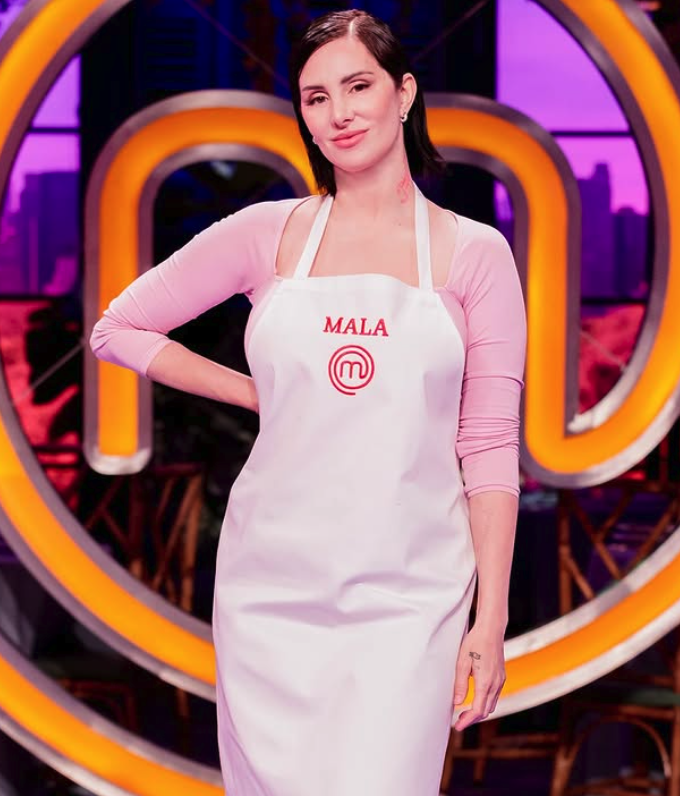 Mala Rodríguez con el delantal de 'MasterChef'.