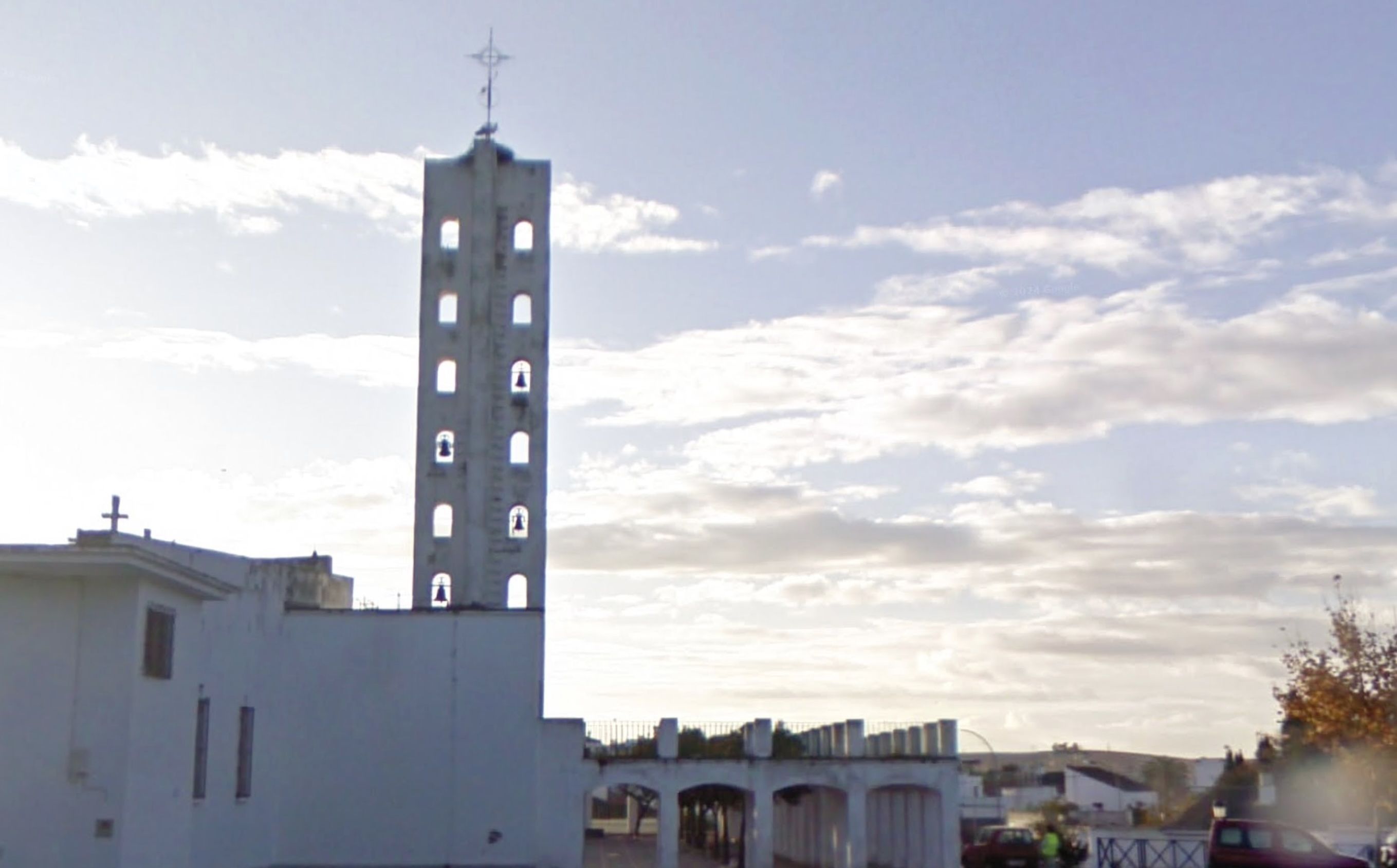 La torre demolida en Estella del Marqués.