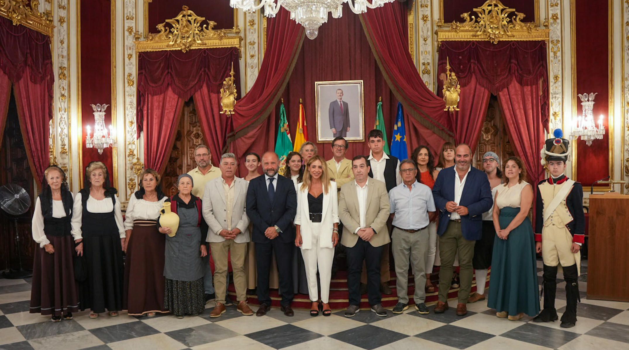 Recreación histórica del 210 Aniversario de El Bosque. 