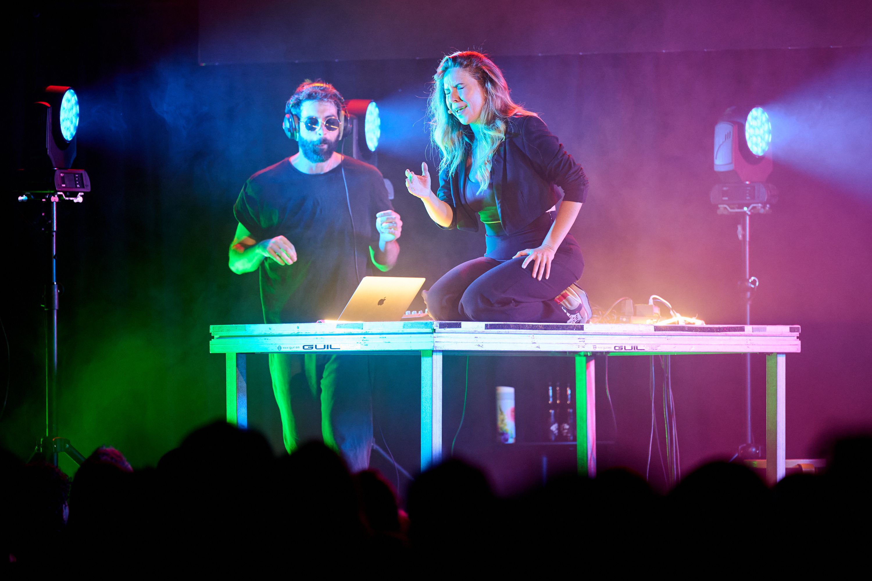 La Sala Zentral acogía el espectáculo 'Tercer cielo' de Rocío Márquez y Bronquio.