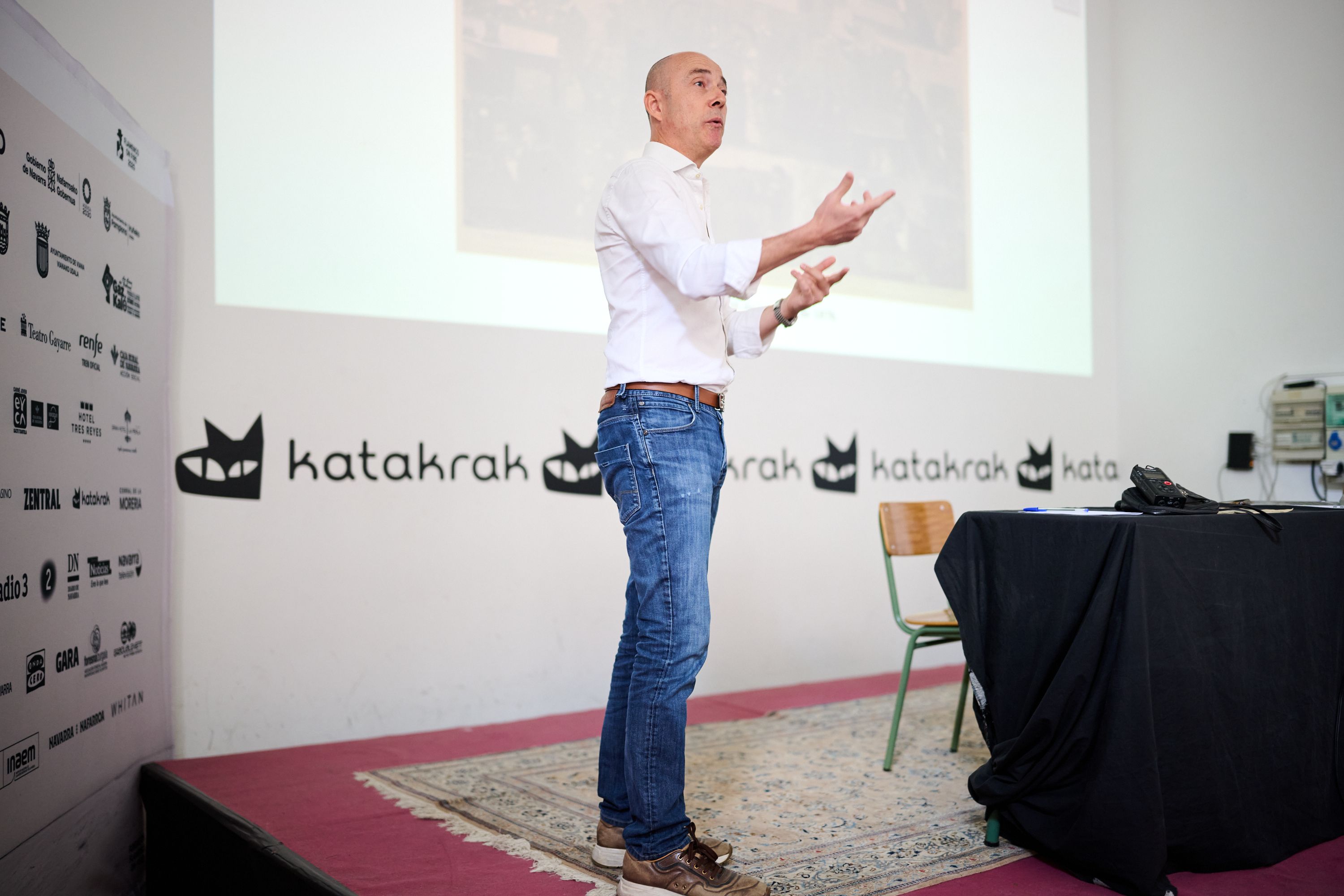 Carlos Martín Ballester impartía la conferencia 'Del cilindro de cera al Pro-Tools' en el pasado festival Flamenco On Fire.