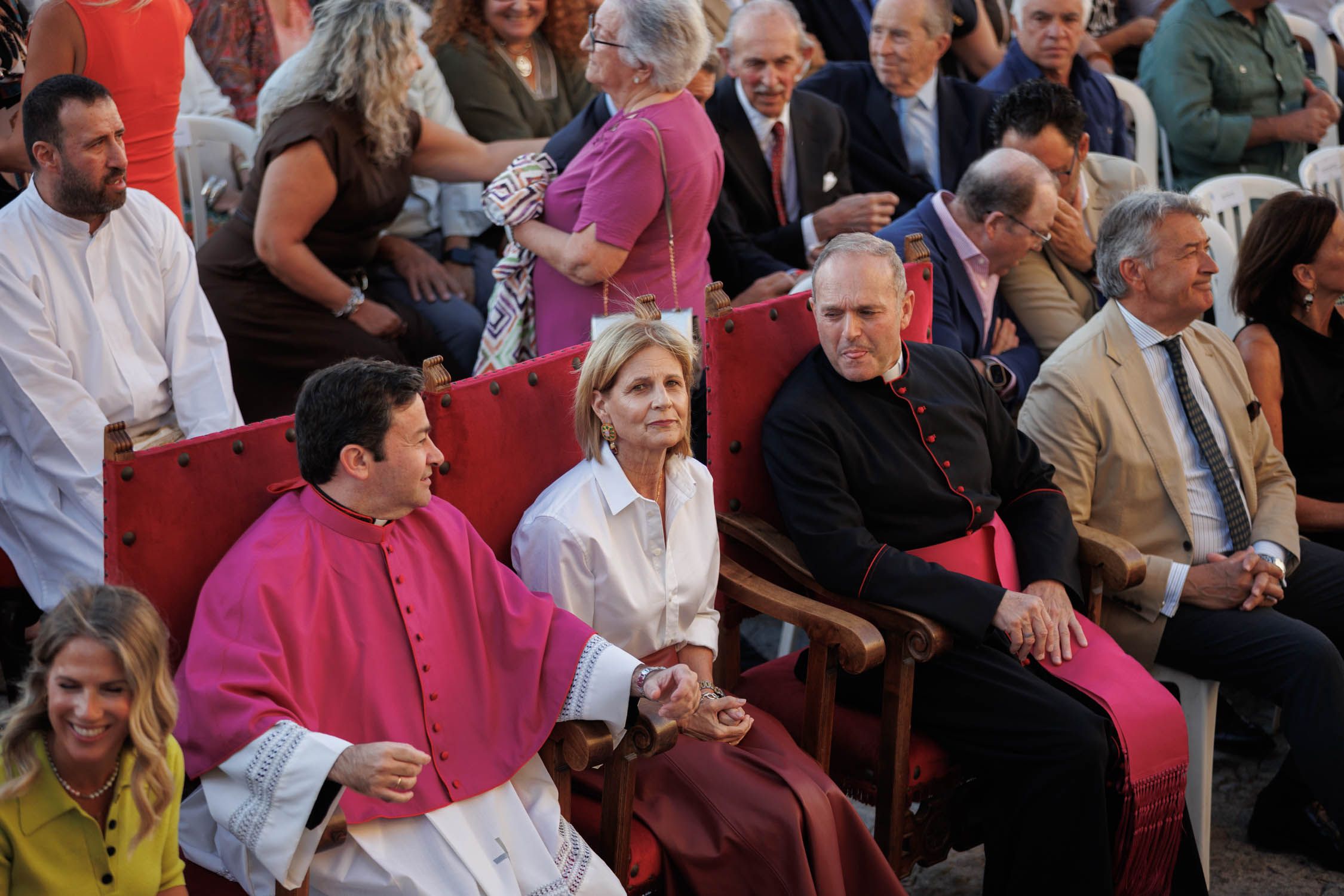 La alcaldesa María José García-Pelayo presidiendo el acto