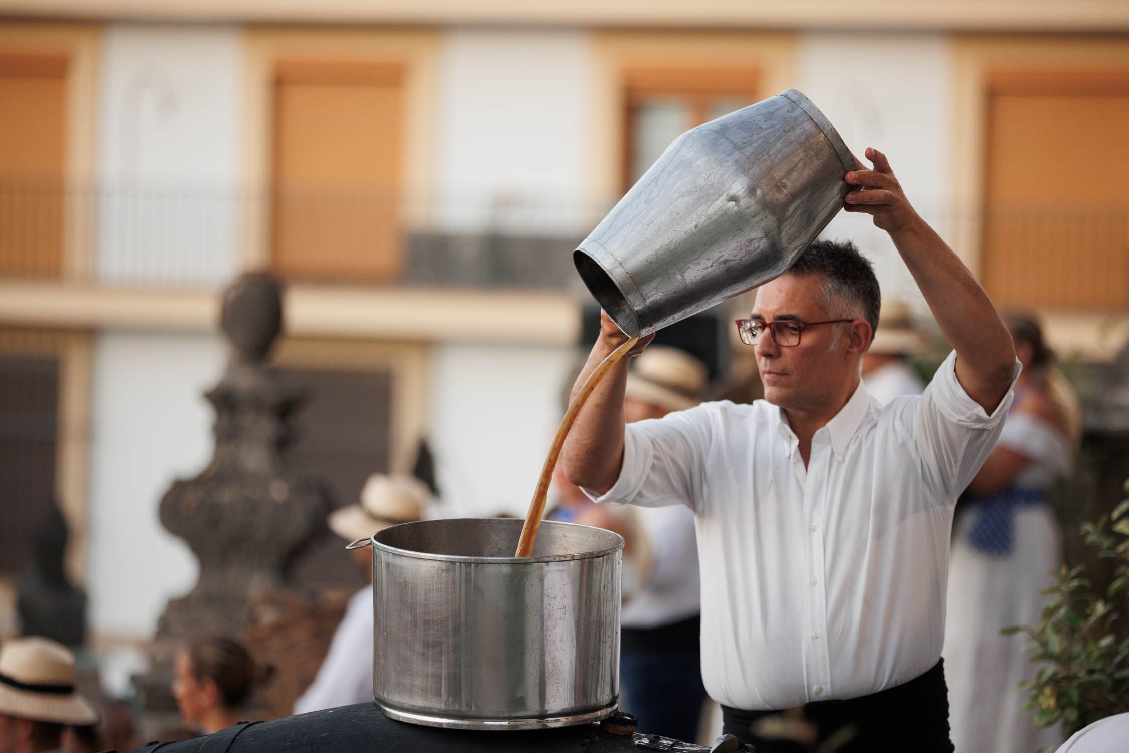 El mosto que dentro de unos meses pasará a ser vino