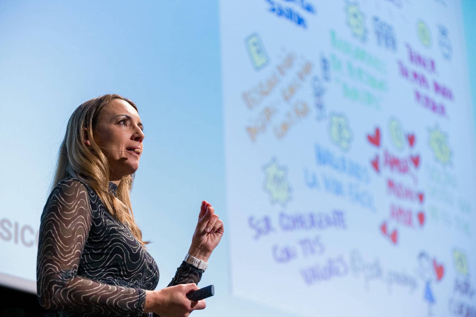 Patri Psicóloga, en una imagen de sus conferencias.