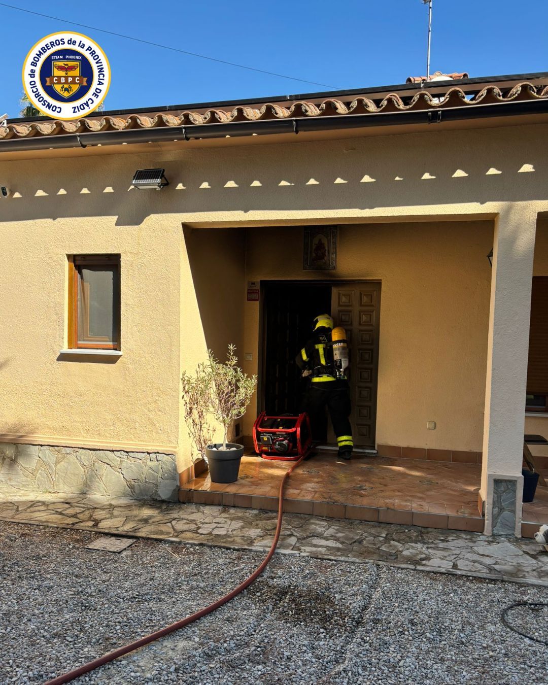 El exterior del chalé, en una imagen del Consorcio.