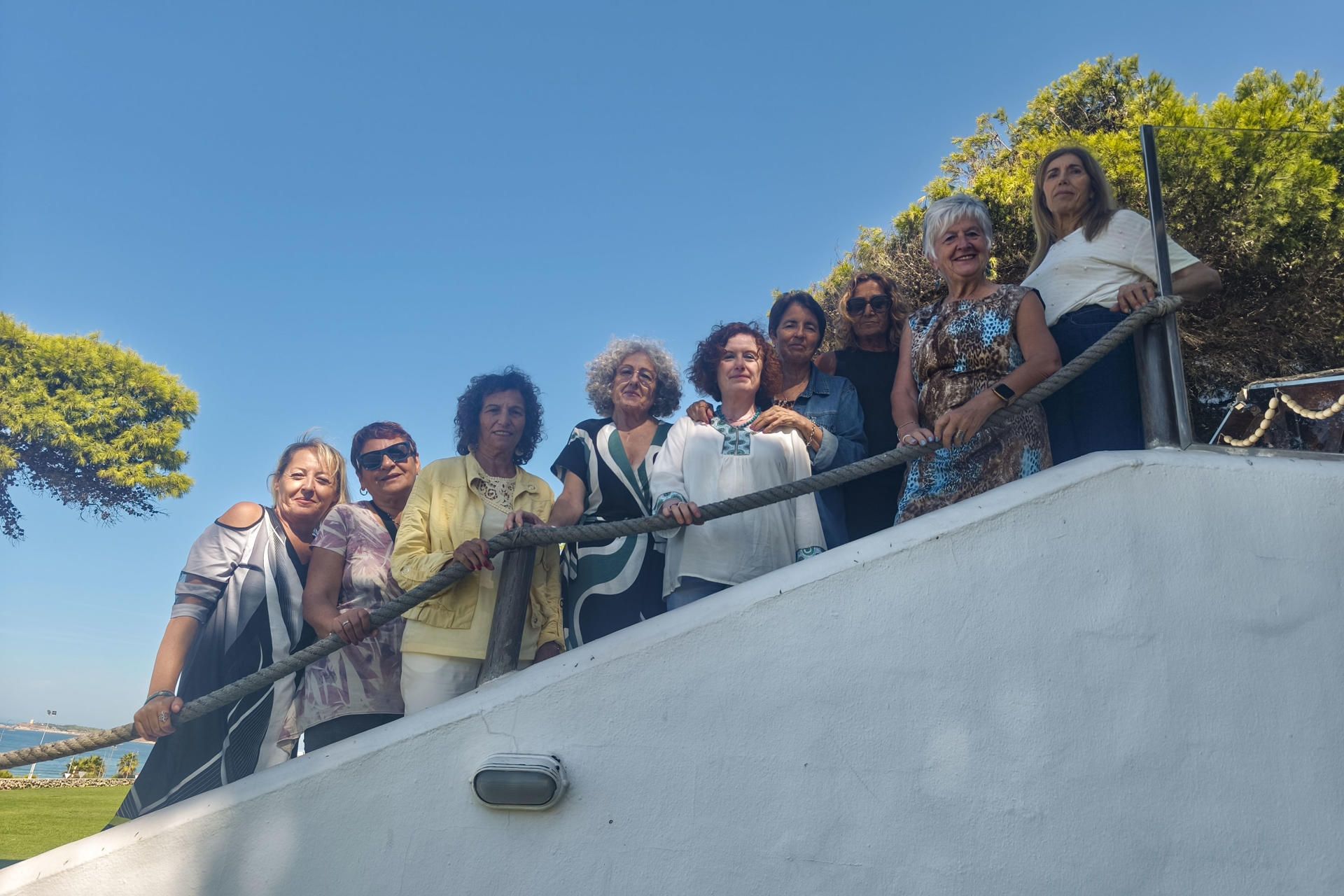 Varias de las impulsoras de la asociación contra la droga.